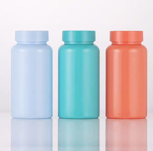 Flacone packer per pillole in PET colorato personalizzato da 150 cc con finitura collo 38-400 per capsule integratori polveri prodotto sanitario - Product Image 6