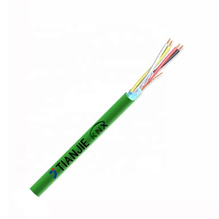 TIANJIE - 1P/2P/4C EIB BUS CABLE銅固体シールドツイストペアSmart Home KNX Cable