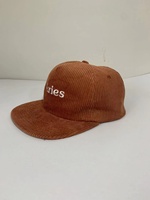 5-delige outdoor sportieve groothandel of op maat gemaakte tropische corduroy 3D geborduurde snapback pet