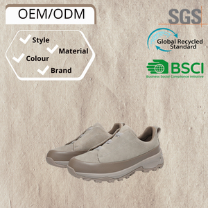 Chaussures décontractées pour hommes chaussures de sport anti peau de vache à semelle épaisse à la mode chaussures pour hommes paresseux à bande élastique polyvalente - Product Image 4