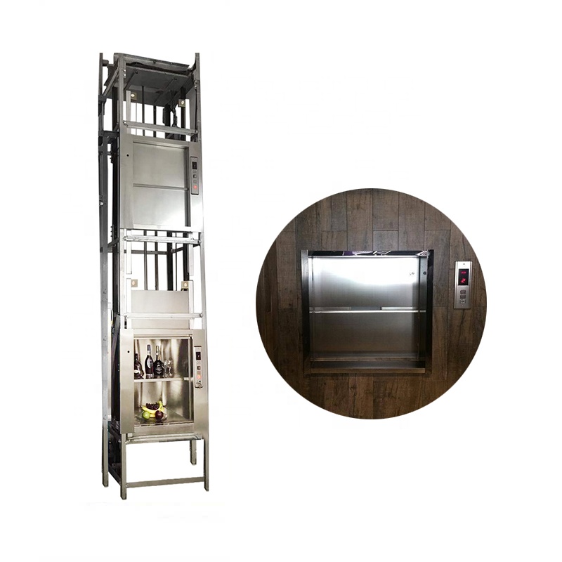 في الهواء الطلق dumbwaiter المصاعد المطبخ مصعد الطعام لمطعم/فندق/المنزل مصعد صغير 100 كجم-350 كجم البضائع السلع