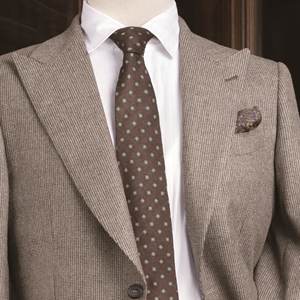 Traje de Invierno Italiano Vintage Británico para <span class=keywords><strong>Caballero</strong></span>, Traje de Lana de Alta Gama con Estampado de Pata de Gallo, Chaqueta de Traje Entallada de Un Solo Pecho para Hombre - Product Image 2