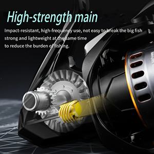 KEKAXI HE1000-7000 Metal Grip/EVA Handvat Lange Werp Diepzee Karper Zoutwater Spinhengels - Product Image 4