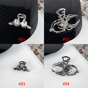 Pinza de Pelo con Diseño de Garra de Araña de Aleación, Estilo Gótico, Chic y Elegante, con Pedrería, Pinza de Tiburón de Alta Calidad, Estilo Oscuro - Product Image 5