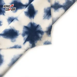 Kingcason fabricante competitivo, 100 poly gravata dupla face drenagem clássica flanela tecido de lã para forro de cama