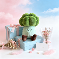 Jouet en peluche pour animaux de compagnie en forme de chou-fleur, jouet à mâcher couineur pour chiens de petite et moyenne taille, résistant aux morsures, soulage l'ennui, fournitures pour animaux de compagnie