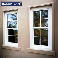 Ventanas Corredizas de Aluminio con Doble Vidrio Impermeables Personalizadas de Fábrica ROGENILAN, Ventanas Americanas con Vidrio Templado