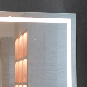 Modern frameless smart magnifying bath back lit bathroom TV mirror LED - Product Image 4