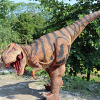 Costume de dinosaure T-rex réaliste personnalisé, Dino Alive avec son, pour les fêtes d'enfants, les parcs d'aventure, les musées