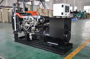 サイレントディーゼル発電機50 kw 62.5kvaモバイルトレーラータイプ電動スタートパワー水冷高品質