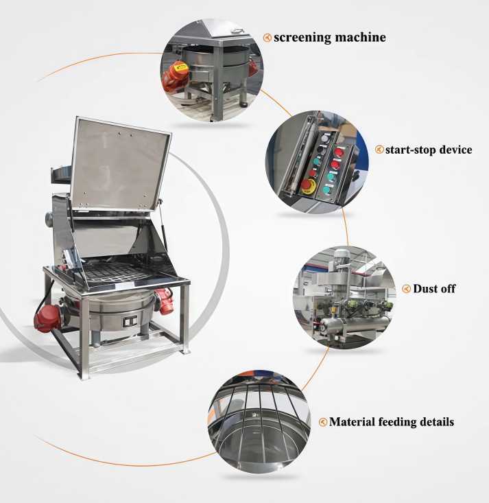 bag dump station vacuum conveyor powder material