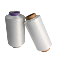 Filament de polyester 100% OEKO-TEX 75D/72F DTY, évacuant l'humidité, à séchage rapide, pour vêtements de sport et de yoga