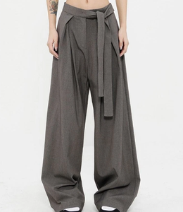 <span class=keywords><strong>Pantaloni</strong></span> da donna <span class=keywords><strong>a</strong></span> vita alta <span class=keywords><strong>a</strong></span> gamba larga con cintura, <span class=keywords><strong>pantaloni</strong></span> <span class=keywords><strong>palazzo</strong></span> plissettati, vestibilità ampia, casual, <span class=keywords><strong>lunghi</strong></span>, per ufficio e streetwear - Product Image 1