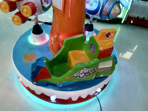 Precio de Fábrica, Parque Infantil Interior y Exterior para Niños, Mini Carrusel de 3 Plazas en Venta - Product Image 4