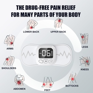 <span class=keywords><strong>Mini</strong></span> Back Neck Rest Massagem Pad Full Body <span class=keywords><strong>TENS</strong></span> Unidade Terapia Eletrônico Pulso Pain Relief Fitness Ems Estimulação Muscular Massager - Product Image 6