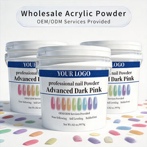 بودرة أكريليك شفافة كريستالية جديدة بالجملة لعيد الحب 2026 بدون تأثير الرخام لتزيين الأظافر - Product Image 4