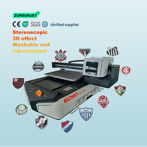 Zunsunjet bán buôn pro6090 6090 60x90 Trắng véc ni UV giường phẳng Tự động tự động UV dtf phẳng máy in phun máy in Máy in - Product Image 3