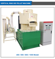 Machines à bois pour la fabrication de granulés de bois / Ligne de production de granulés de bois / Machine à granulés de biomasse à partir de déchets de bois, branches et sciure