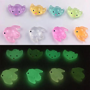 Miniature de poisson diable lumineux en résine, modèle d'animal marin, accessoires décoratifs pour micro-paysage et aquarium - Product Image 3