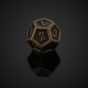 Dés à 20 faces en métal ultime pour les jeux de rôle D&D. Utilisez ce dés à 20 faces pour décider de votre destin dans les jeux de table où chaque jet compte. - Product Image 3