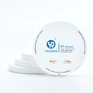 Yucera Beste Kwaliteit Tandheelkundige Zirconia Blokken voor Kronen, Bruggen en Implantaten met Snelle Sintering Tandheelkundige Zirconia Blok - Product Image 3