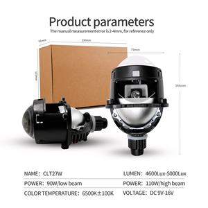 Bombillas de Proyector Bi-LED Chenlang de 2.5 Pulgadas, Lentes Grandes, Faros LED de Luz Alta/Baja, 110W/90W, Proyector Bi-LED para Sistemas de Iluminación Automotriz - Product Image 6