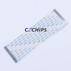 FC-1.0B-30P-100mm FFC Cable (Flexible Flat Cable) P=1mm Connector 30P 1mm 0.3mm Non-Inverting - Product Image 1