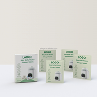 30 Tabletas Ecológicas para Limpiar Biberones, Eliminan Manchas y Olores de Leche