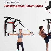 Peralatan Fitness Dinding Dalam Ruangan untuk Rumah Tangga, Set Latihan Olahraga Pull-up, Palang Horizontal dan Palang Paralel, Harga Promo Pabrik