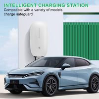Station de recharge murale pour véhicules électriques AC 7 kW à charge rapide, avec démarrage automatique, carte RFID, CE Type 2, courant nominal 32A, pour usage domestique