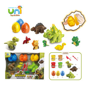 Ensemble d'outils <span class=keywords><strong>en</strong></span> argile, jouets éducatifs pour enfants <span class=keywords><strong>en</strong></span> vrac pour s'amuser, œuf de <span class=keywords><strong>dinosaure</strong></span>, Kit d'outils, <span class=keywords><strong>pâte</strong></span> colorée, jouet de jeu - Product Image 6