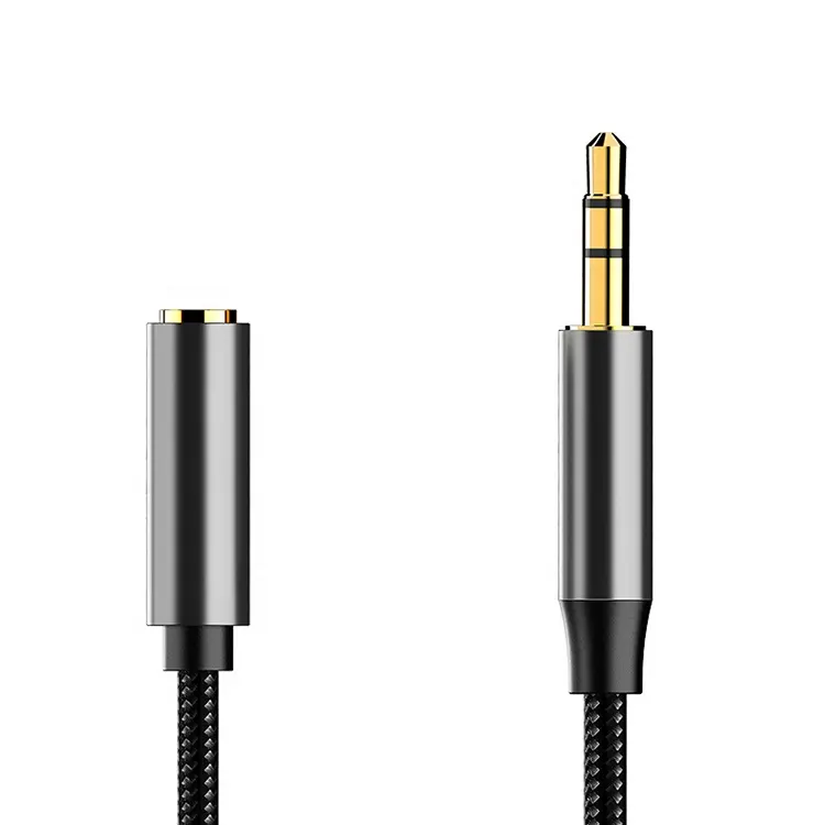 Extention Audio Aux Cable Kit 3.5Mm Speaker Audio Jack Extension Adapter Cable 1M Male To Female 3.5Mm Aux Adapter Cable