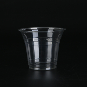 Vaso de helado PLA de 9oz (280ml) 95mm - Transparente, boca ancha, para sundae, ecológico, certificado vegano, apto para impresión por transferencia térmica - Product Image 1
