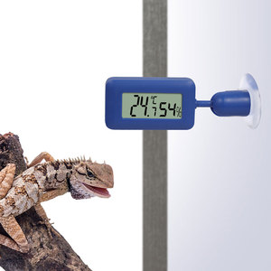Mini Reptile Pet Humidity Meter Hygrometer LCD <strong>Digital</strong> <strong>Temperature</strong> Sensor <strong>Thermometer</strong> with Backlight