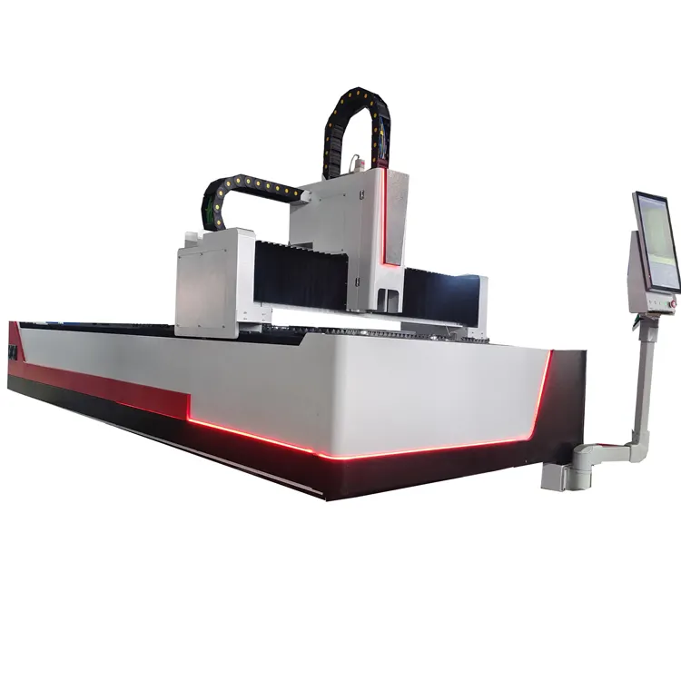 Mesin pemotong Laser serat meja tunggal tipe terbuka 1530