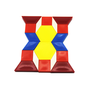 Blocs de Formes Géométriques Colorés <span class=keywords><strong>Montessori</strong></span> en Plastique de Haute Qualité pour l'École, <span class=keywords><strong>Puzzle</strong></span> pour Jeux, 1 cm, 2-13 Ans, Unisexe - Product Image 2