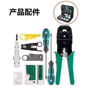 Juego de Alicates de Red Profesionales, Alicates para Cables de Red de Triple Función, Kit de Mantenimiento para el Hogar, Juego de Herramientas Eléctricas - Product Image 2