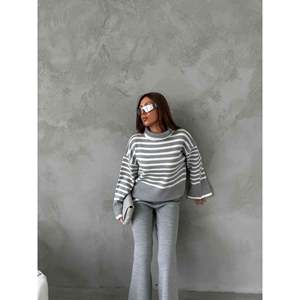 Turtleneck <b>Knit</b> <b>Set</b> 1507 - Grey - Product Image 2