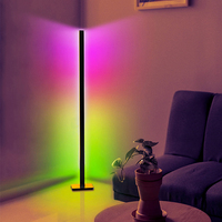 Lampe d'angle rythmique à LED pour le salon Mode de musique à changement de couleur RVB Tuya Alexa Voice Control smart music melody light
