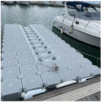 Vente en gros d'usine : Ponton flottant en plastique modulaire pour quai de jet-ski, bateau et bateau à moteur, quai flottant pour parc aquatique