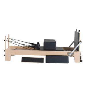 Máquina Profesional de Pilates Reformer con Estructura de Madera y Barra de Pies Ajustable, Adecuada para Estudio de Pilates - Product Image 2