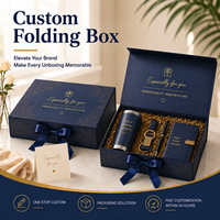 Caja de Regalo Magnética Plegable de Lujo con Logotipo Personalizado, Caja de Cartón con Cierre Magnético para Ropa y Prendas de Vestir