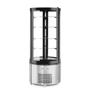 Vetrina Refrigerata Rotonda per Dessert Arktic 360L, Attrezzatura per Cucine Commerciali, 220-240V/460W, 680x(H)1755mm - Product Image 1