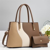 Neue modische Umhängetaschen für Damen, 2-teiliges Set, Tragetaschen, Damenhandtaschen, 3 Farben