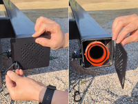 Fabrication OEM de tôle en acier inoxydable pour pare-chocs de VR, housse de protection contre les insectes et la poussière, revêtement en poudre