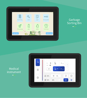 Écran LCD embarqué intelligent IXHUB Android Linux 7 pouces IP65 étanche pour hôtel, robot, borne interactive, tablette PC