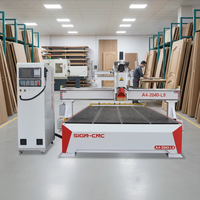 Máquina para Fabricación de Muebles A4-1325-Pro, Router CNC ATC para Corte y Grabado de Madera