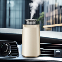 Dermey Diffuseur d'huiles essentielles d'aromathérapie domestique de bureau de luxe Capacité de 50ml Prise américaine alimentée par batterie Conception innovante