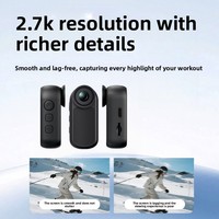 Caméra Sportive Portable 2K Sans Écran à Fixation Magnétique pour Vlog, Course, Cyclisme et Sports à Deux Roues, Connexion Wi-Fi, Enregistrement – Vente en Gros à Prix Abordable