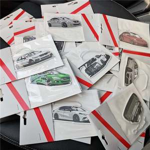 معطر هواء للسيارة ورقي بتصميم عصري ورائحة قوية طويلة الأمد، روائح مختلفة، بطاقة معطر هواء مخصصة مع شعار - Product Image 6